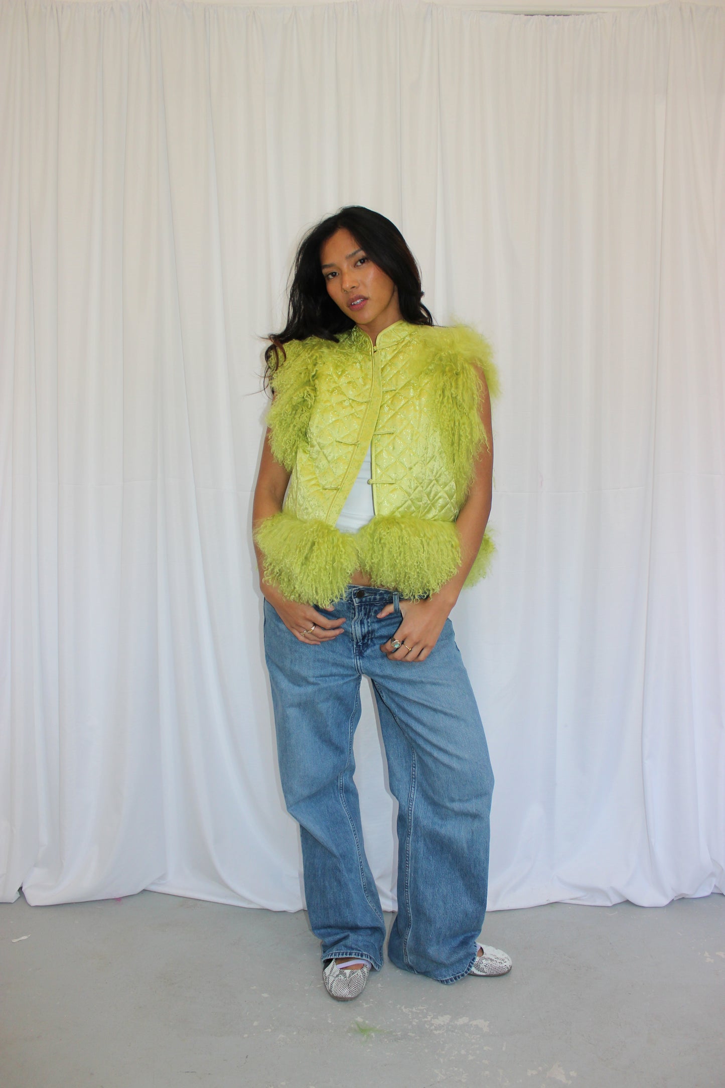 Lime Green Waistcoat