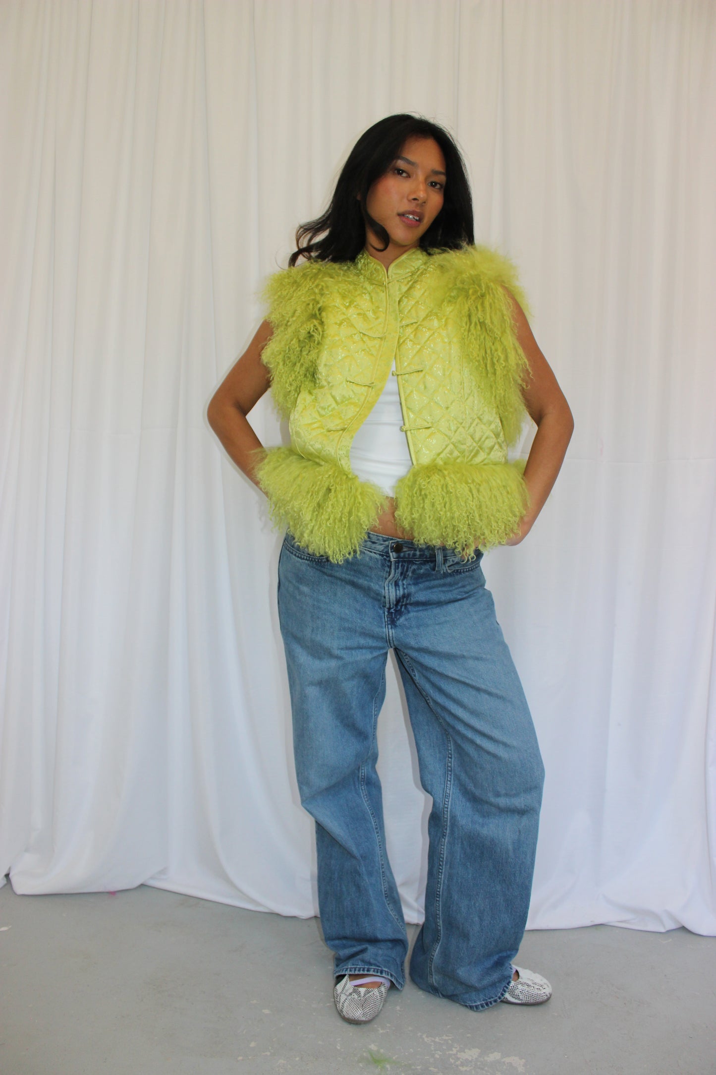 Lime Green Waistcoat