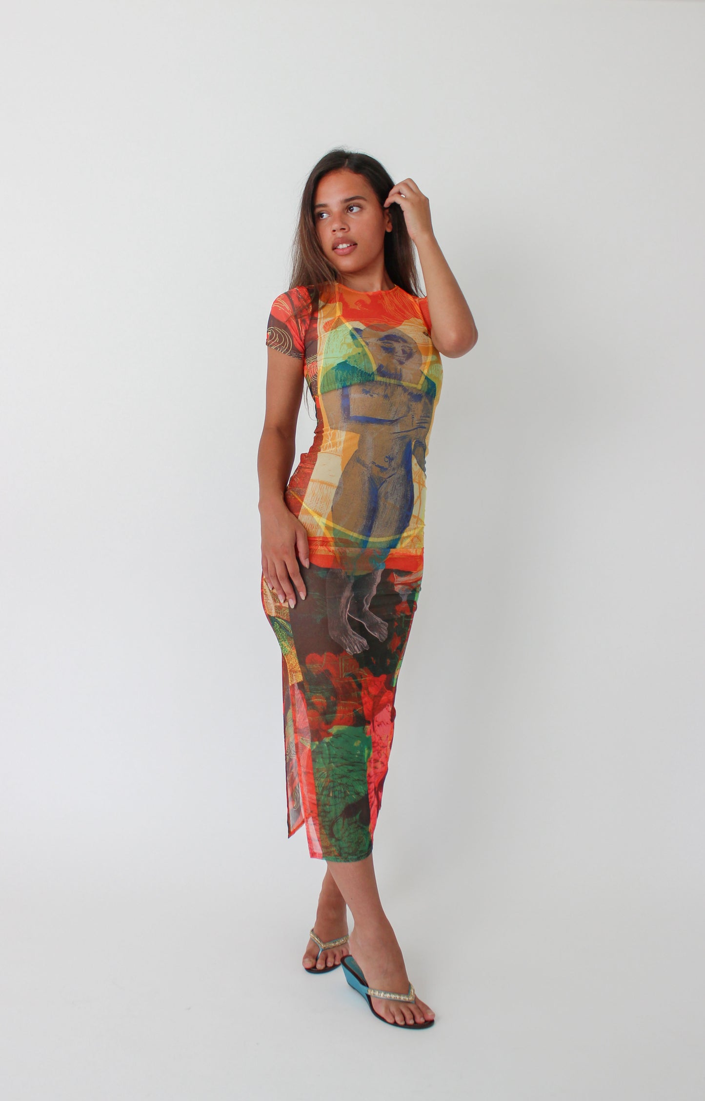 The Soleil Mesh Dress