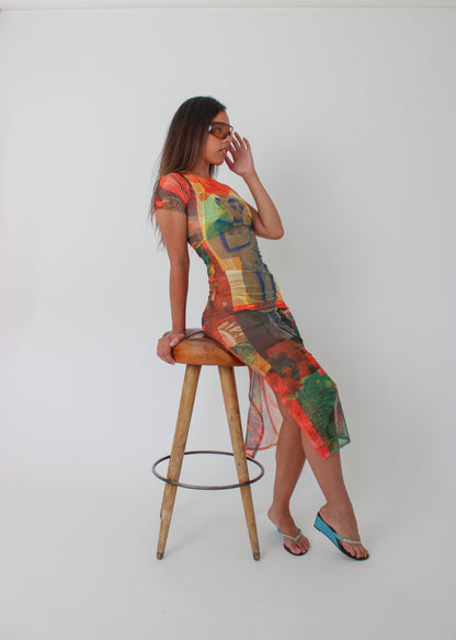 The Soleil Mesh Dress