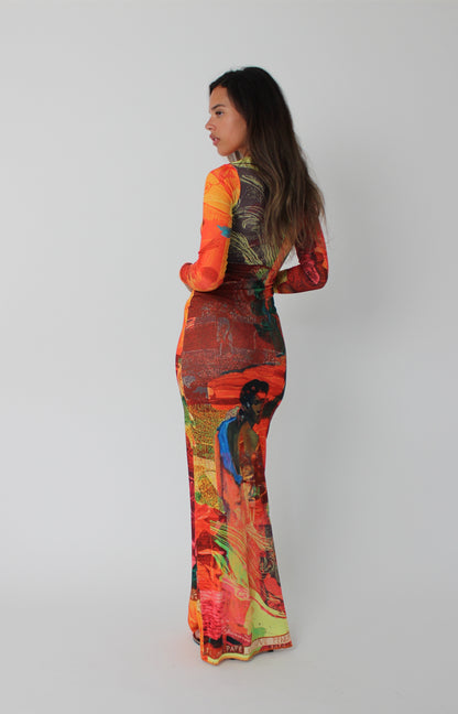 The Long-Sleeve Soleil Jersey Dress