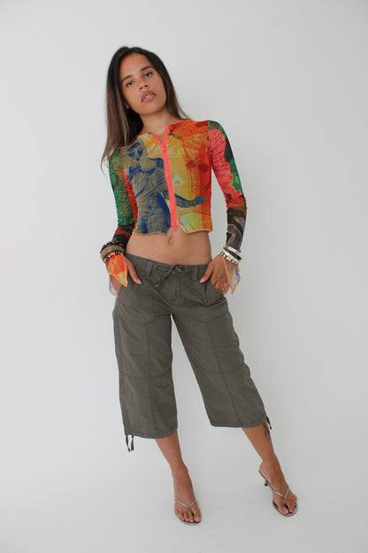 The Soleil Mesh Zip-up
