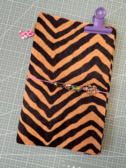 A5 Tri-fold leather journal cover - 1/1 pieces