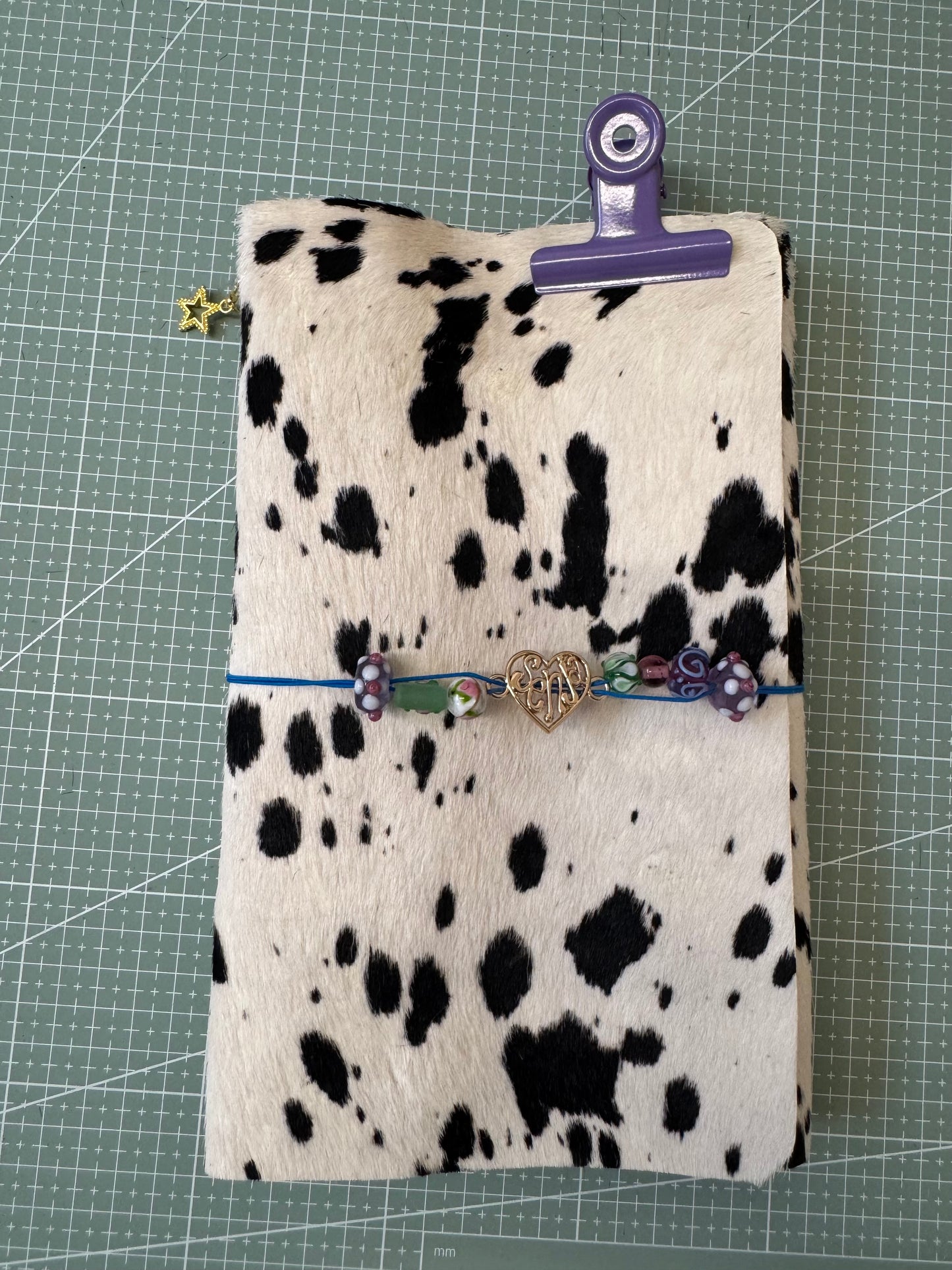 A5 Tri-fold leather journal cover - 1/1 pieces