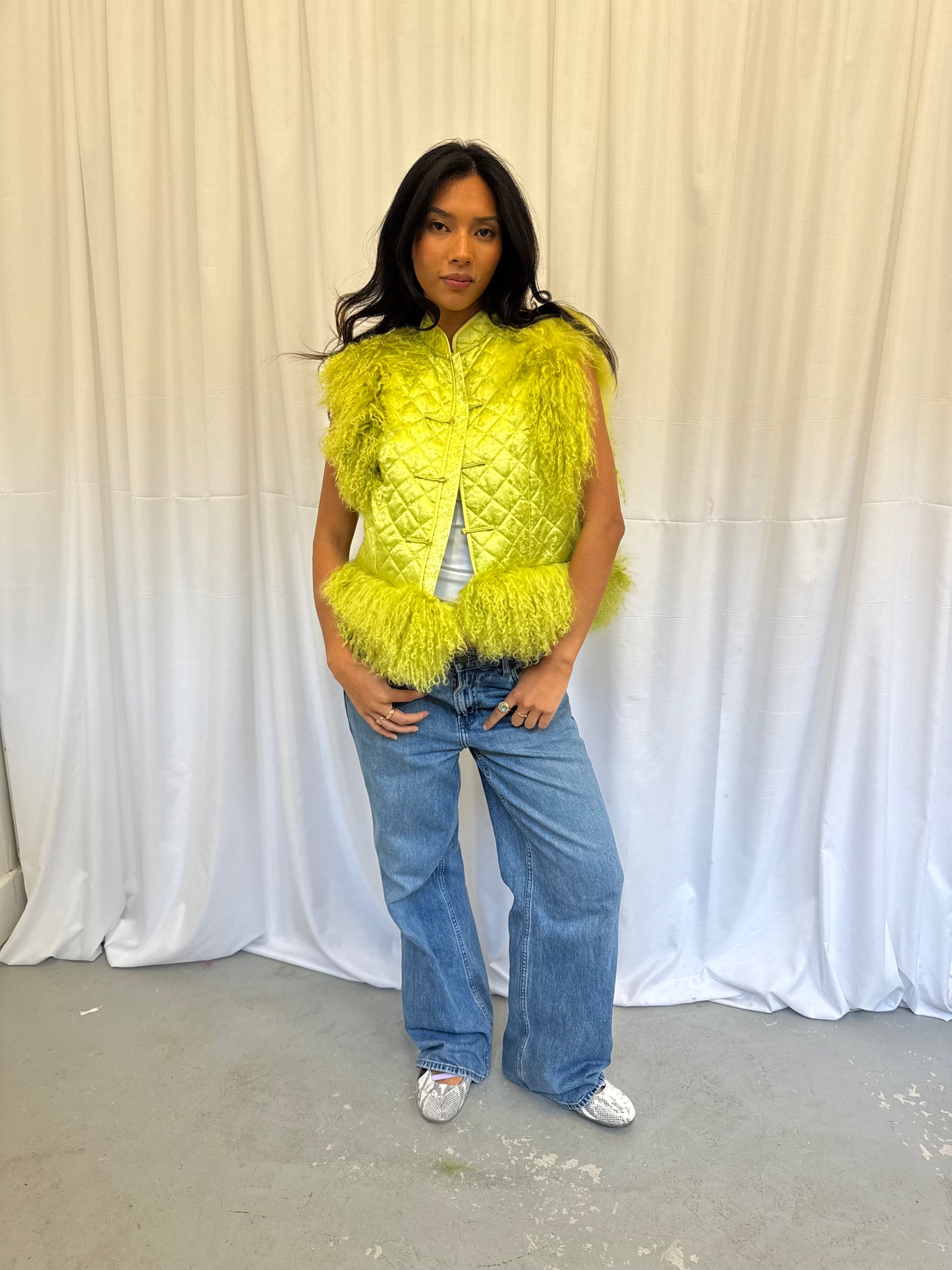 Lime Green Waistcoat