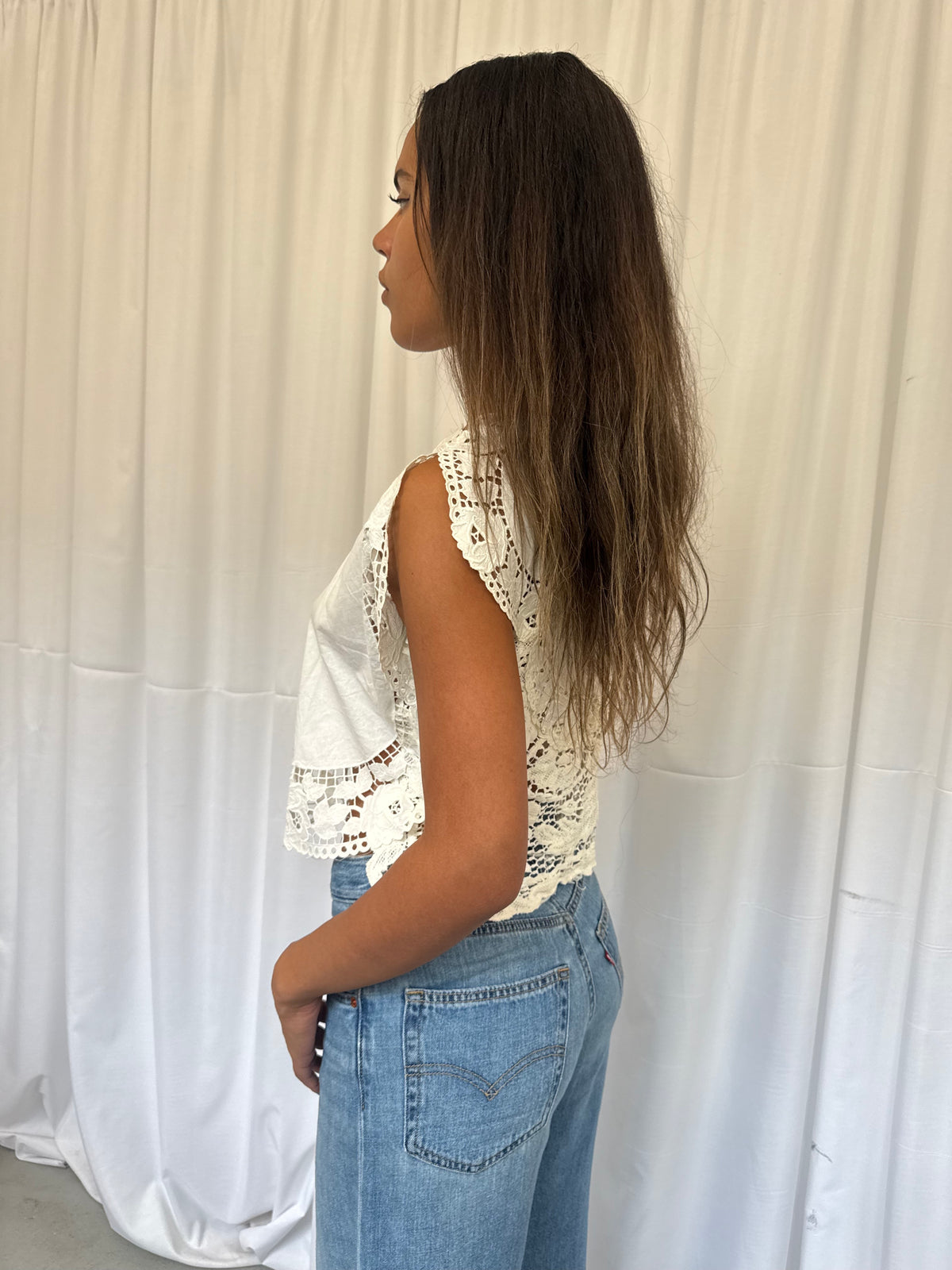 Upcycled Doily Top