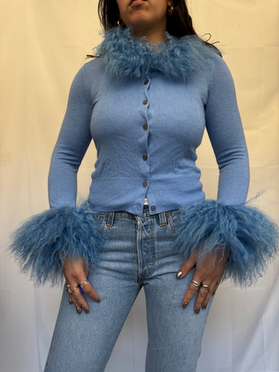 Cornflour Blue Cardigan