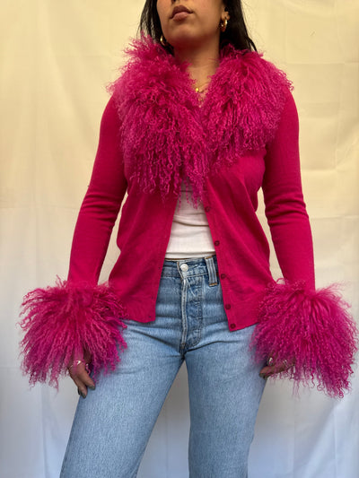 Hot Pink Cardigan