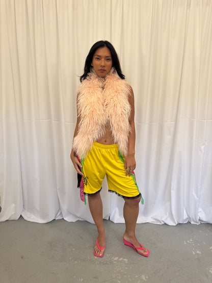 Pink Mongolian Fluffy Top