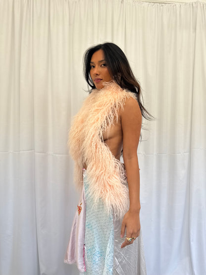 Pink Mongolian Fluffy Top