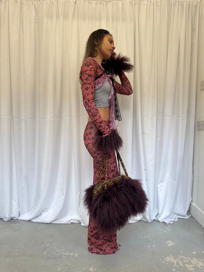 Lace Fluffy Tie Sleeves