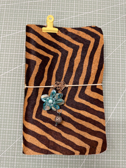 A5 Tri-fold leather journal cover - 1/1 pieces