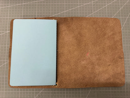 A5 leather journal cover with stars - 1/1 pieces