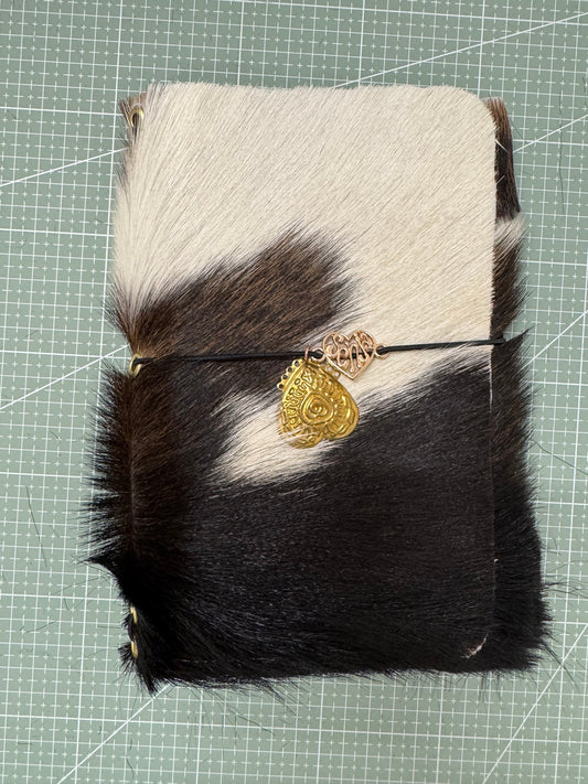 A5 Tri-fold leather journal cover - 1/1 pieces