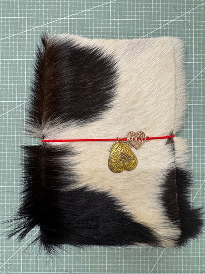 A5 Tri-fold leather journal cover - 1/1 pieces
