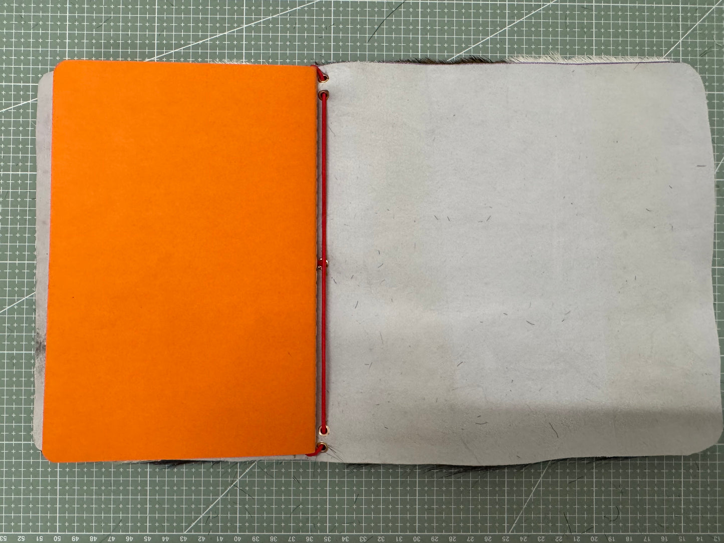 A5 Tri-fold leather journal cover - 1/1 pieces