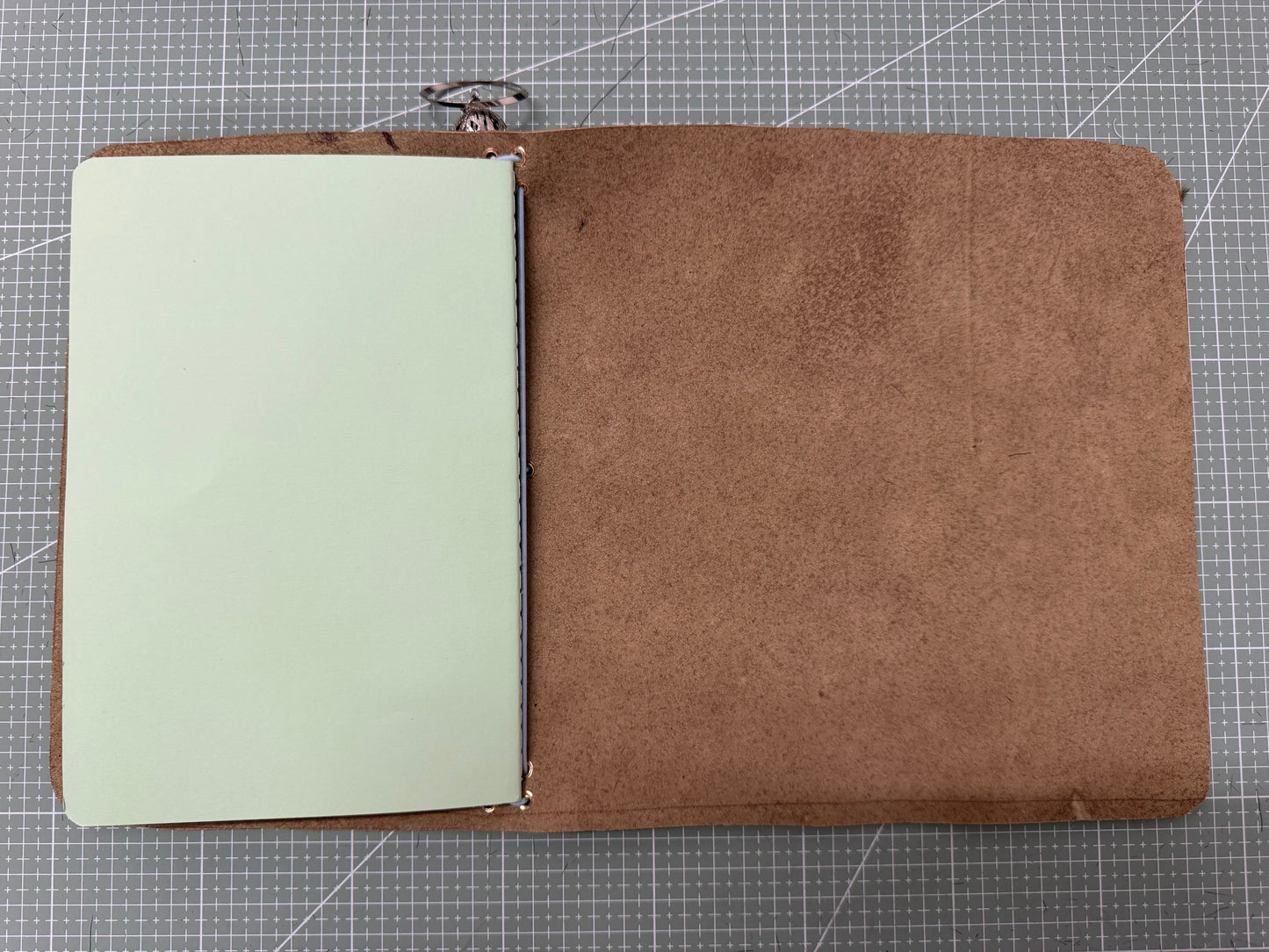 A5 leather journal cover with stars - 1/1 pieces
