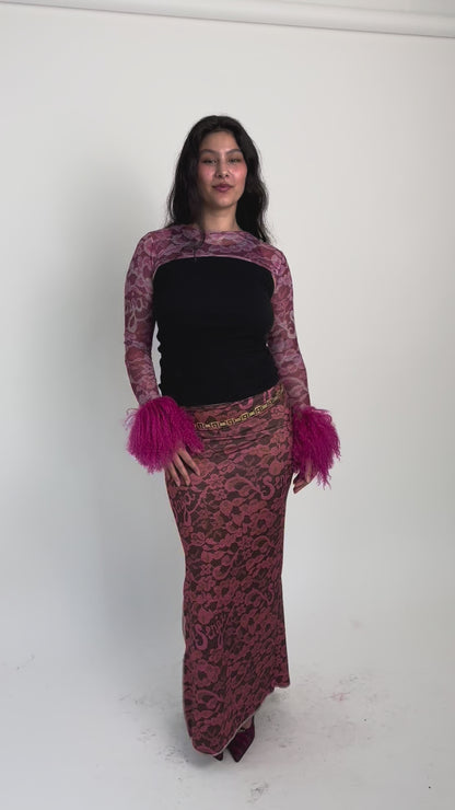 The Lace Mesh Sleeves