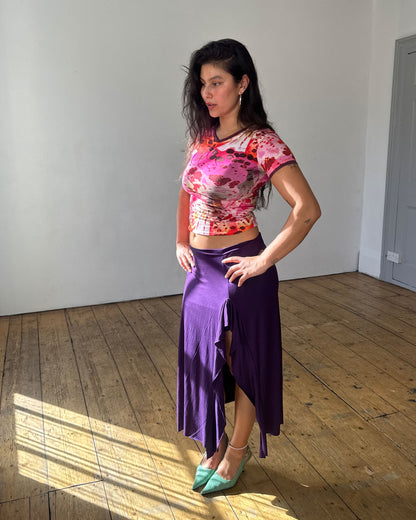 The Blossom Cotton V-Neck Tee